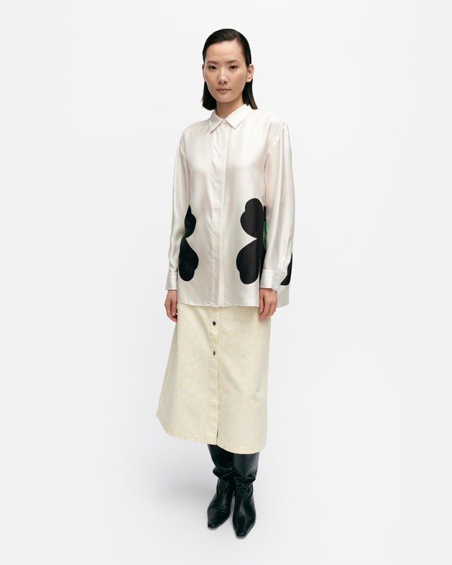 Outi Heijastus Unikko Silk Shirt - Marimekko VN