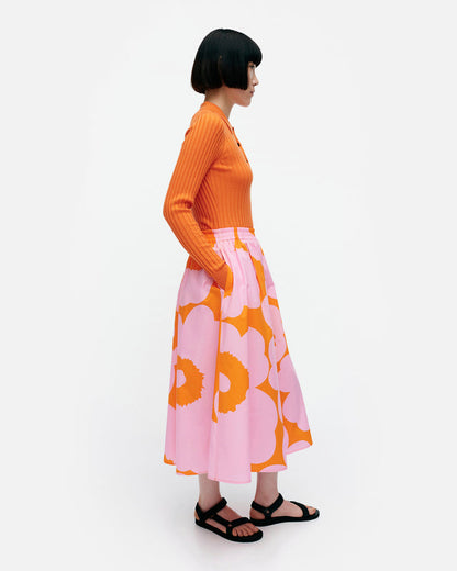 Garrel Unikko cotton poplin skirt - Marimekko VN