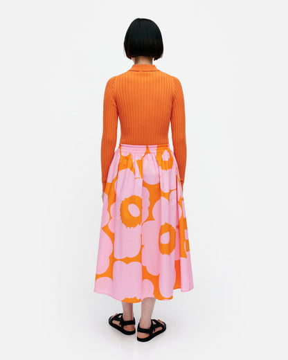 Garrel Unikko cotton poplin skirt - Marimekko VN