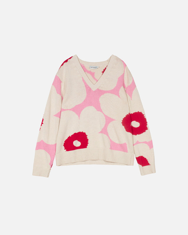 Päivä Unikko knitted cotton pullover - Marimekko VN