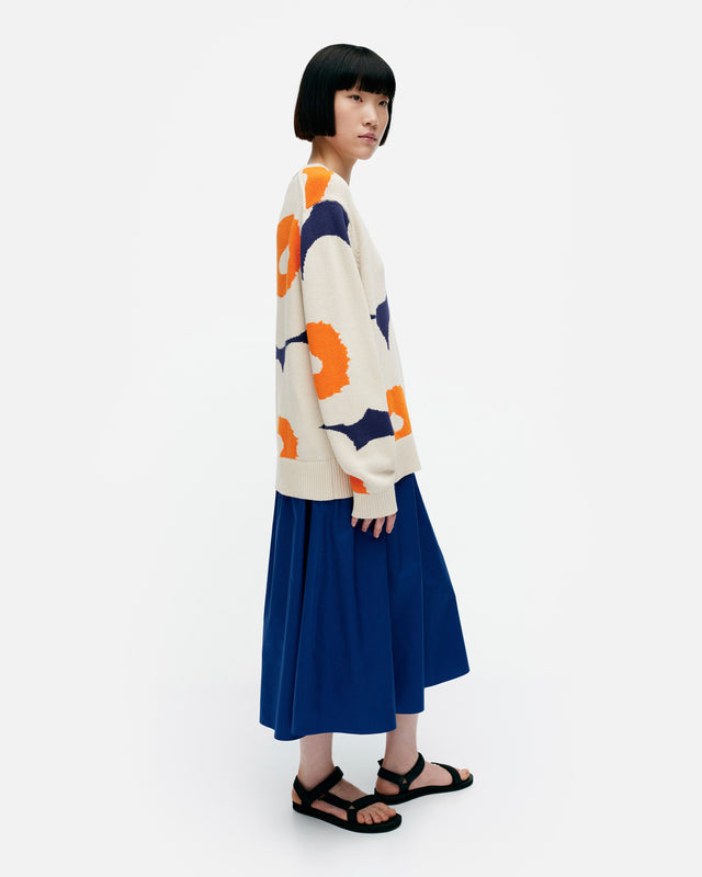 Päivä Unikko knitted cotton pullover - Marimekko VN