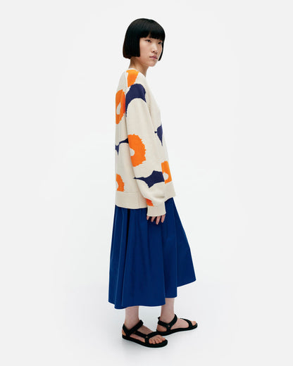 Päivä Unikko knitted cotton pullover - Marimekko VN