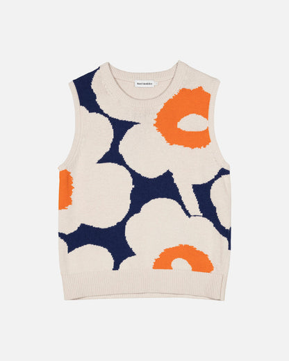 Pioneeri Unikko knitted cotton vest - Marimekko VN