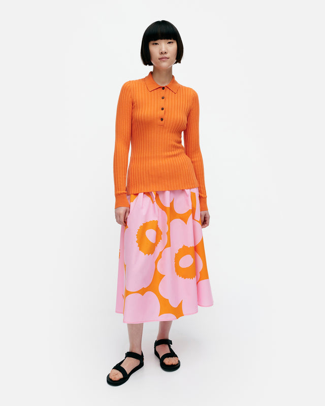 Iitu Solid knitted wool pullover - Marimekko VN