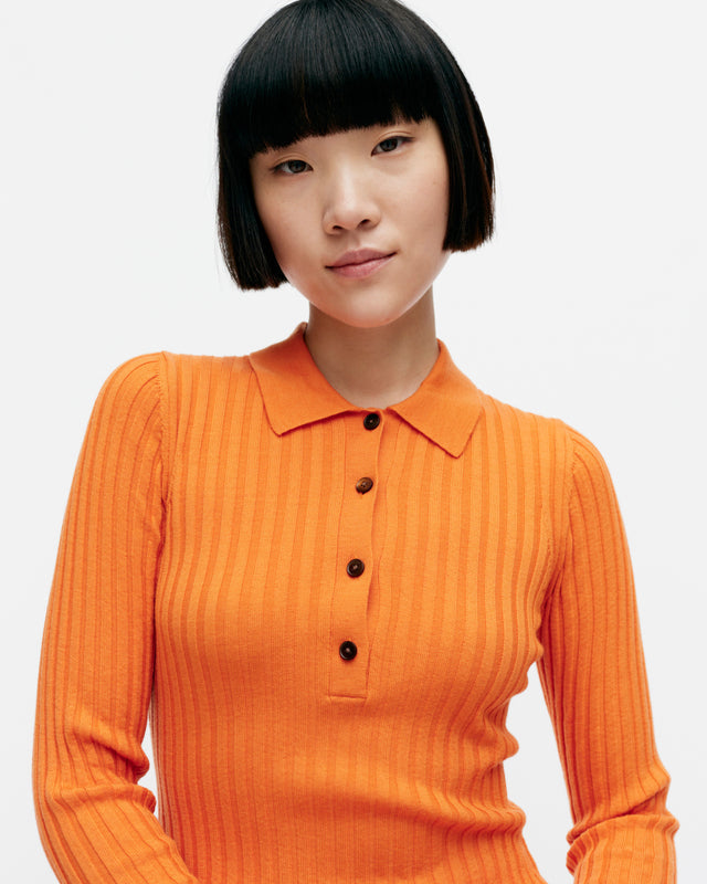 Iitu Solid knitted wool pullover - Marimekko VN