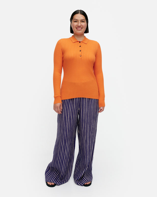 Iitu Solid knitted wool pullover - Marimekko VN