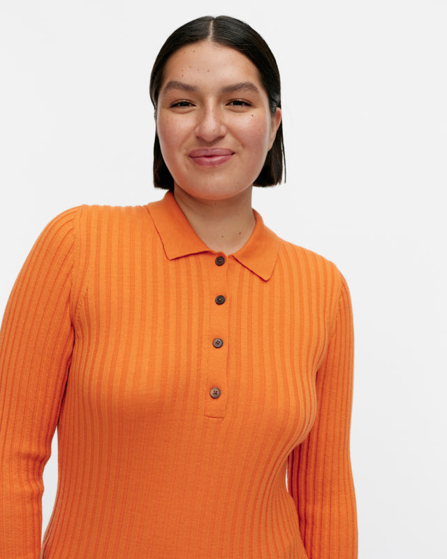 Iitu Solid knitted wool pullover - Marimekko VN