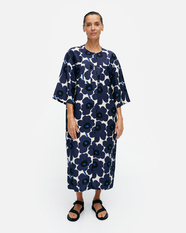 Markkinat Unikko cupro mix dress - Marimekko VN