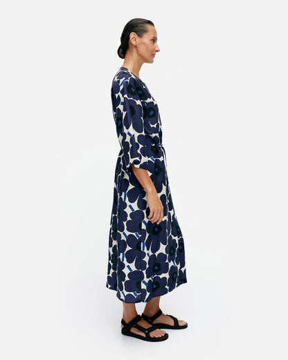 Markkinat Unikko cupro mix dress - Marimekko VN