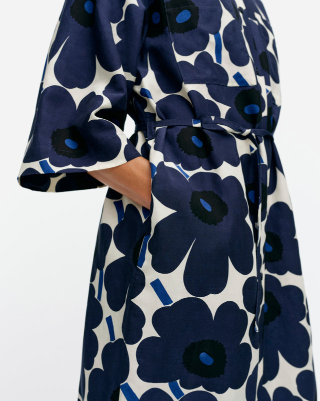 Markkinat Unikko cupro mix dress - Marimekko VN