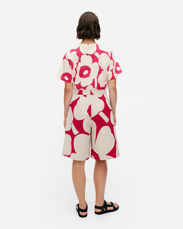 Hyöky Unikko cotton linen shorts - Marimekko VN