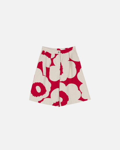 Hyöky Unikko cotton linen shorts - Marimekko VN