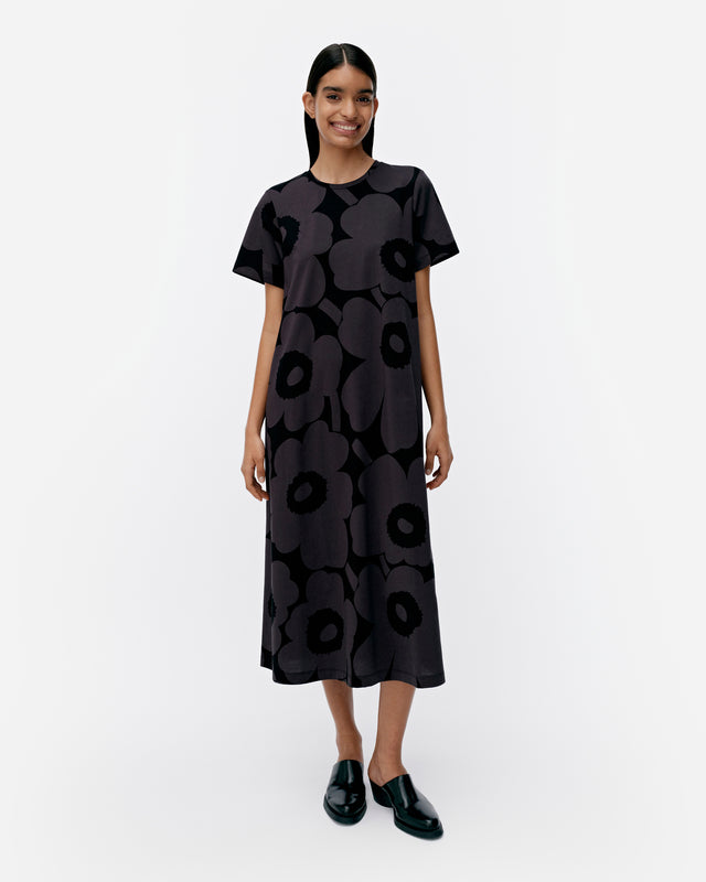 Pisteinen Unikko jersey dress