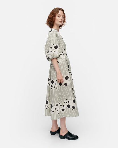 Aiva Lammet cotton linen dress