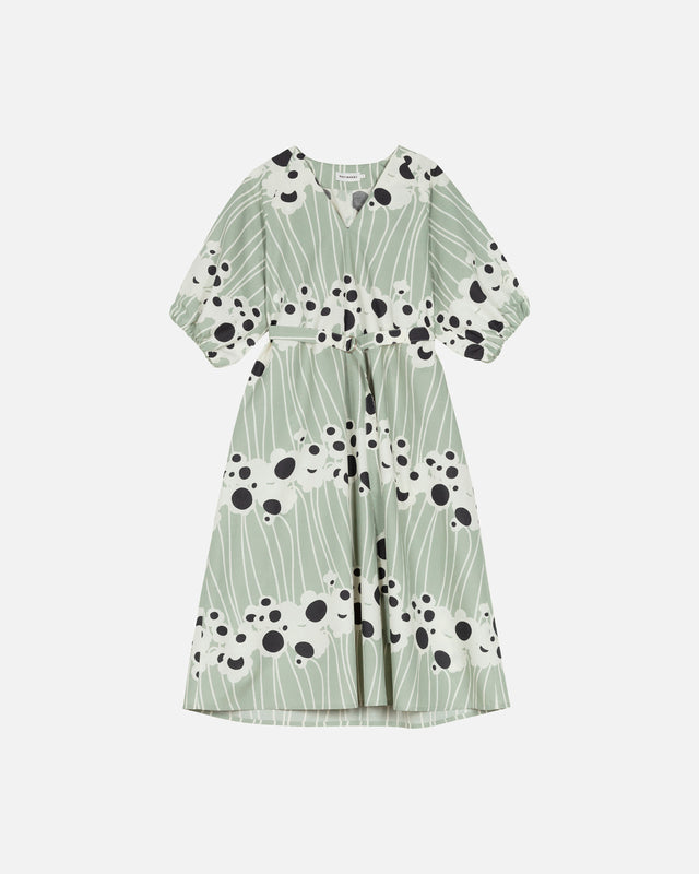 Aiva Lammet cotton linen dress