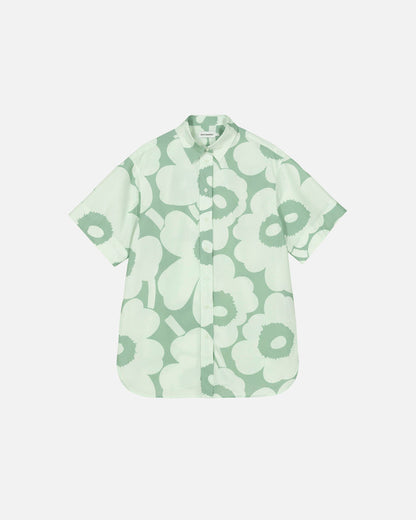 Nila Short Sleeve Unikko cotton poplin shirt