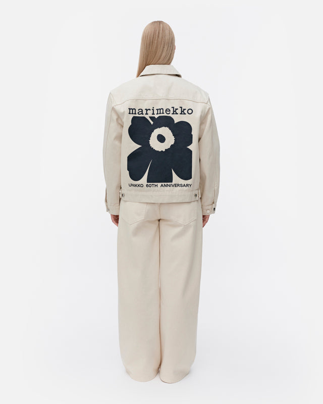 Kioski Ystävyys Unikko denim jacket - Marimekko VN