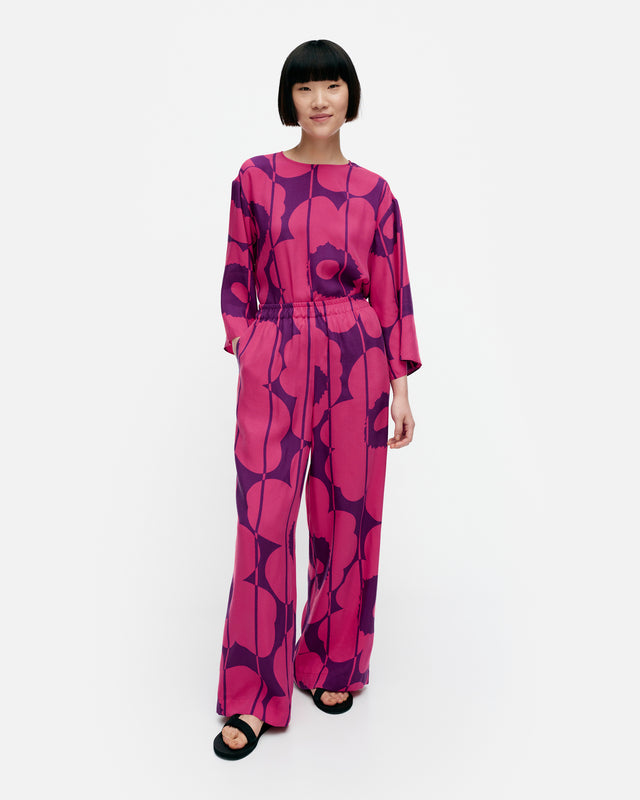 Sh Oanet Vesi Unikko cupro trousers - Marimekko VN