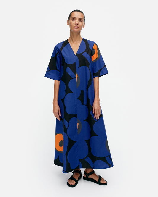 Sh Kellotus Unikko cotton poplin dress - Marimekko VN