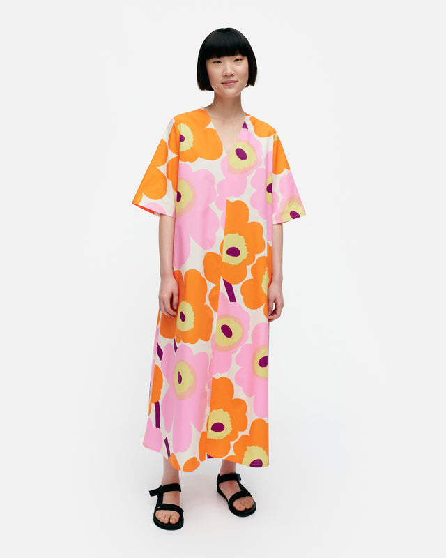 Sh Kellotus Unikko cotton poplin dress - Marimekko VN