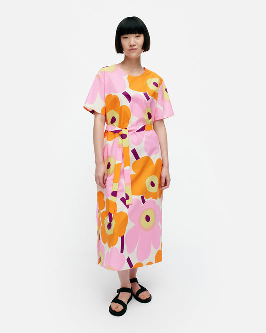 Sh Kemut Unikko cotton poplin dress - Marimekko VN