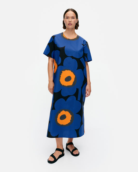 Sh Kemut Unikko cotton poplin dress - Marimekko VN