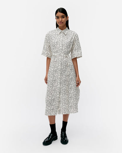 Popliini Piirto Unikko dress