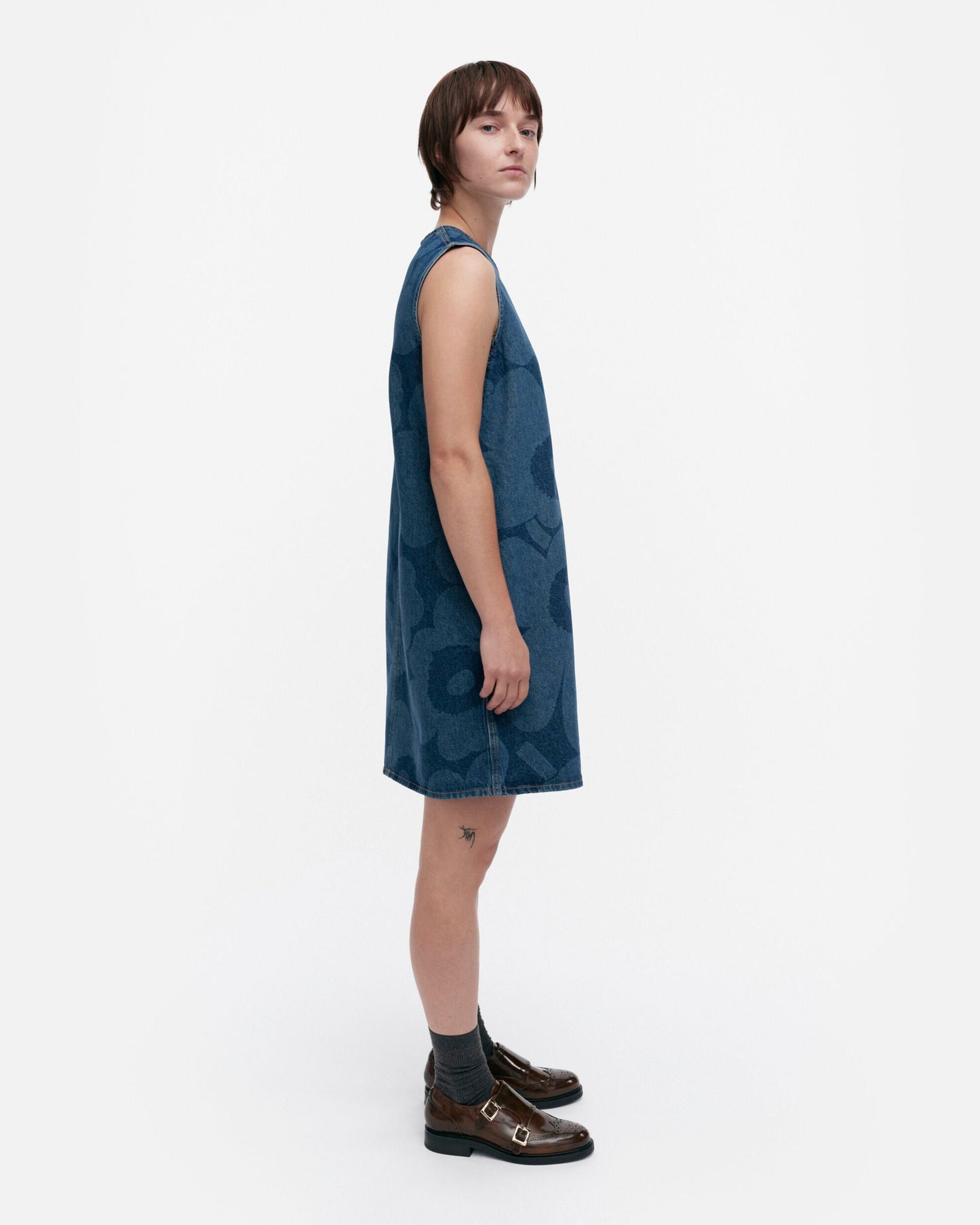 Maridenim Somasti Unikko denim dress - Marimekko VN