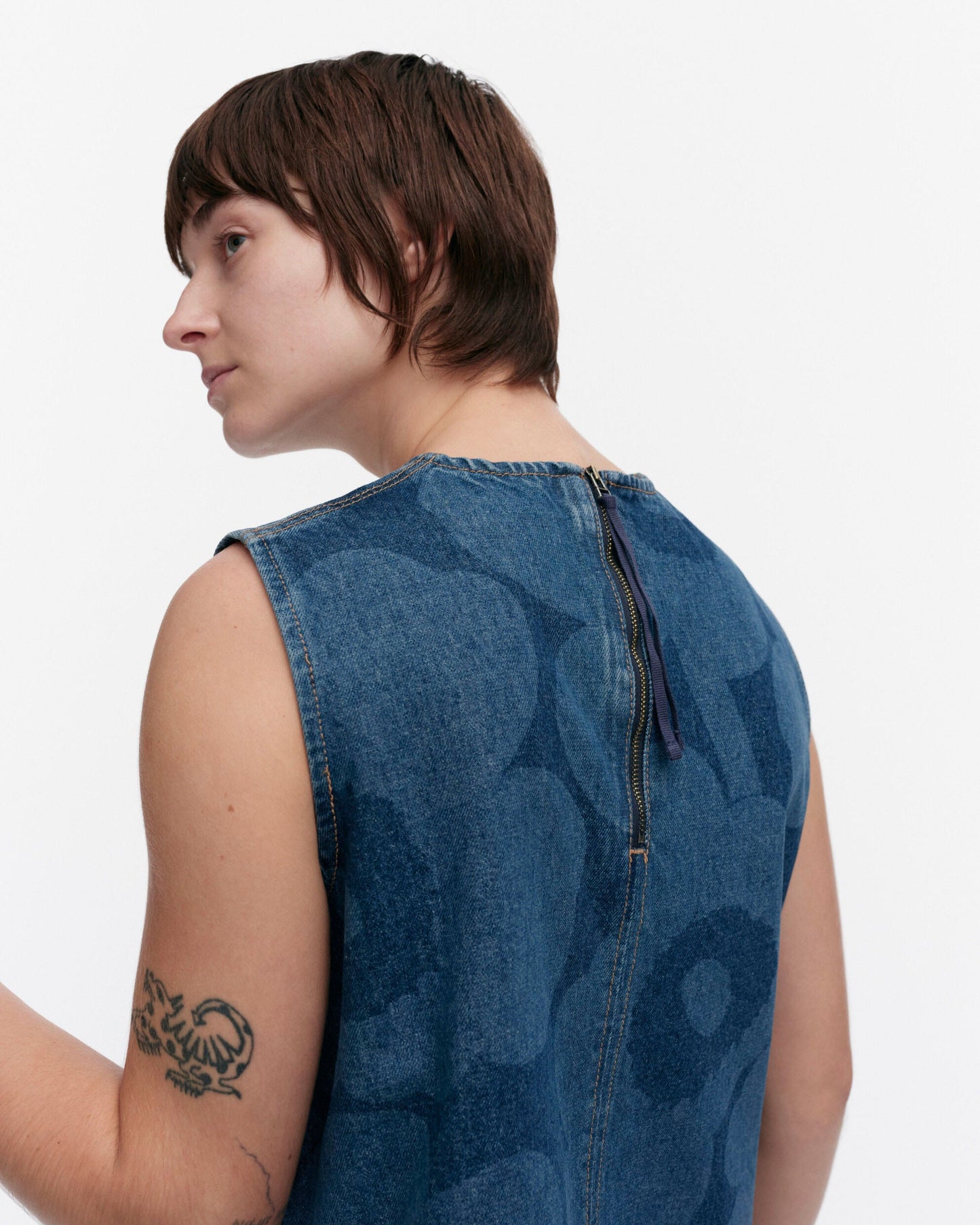 Maridenim Somasti Unikko denim dress - Marimekko VN