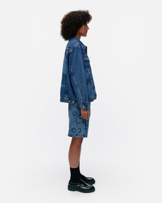Maridenim Murros Unikko Plcmt denim jacket - Marimekko VN