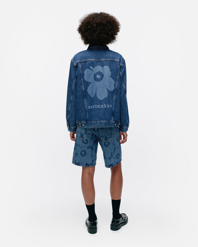 Maridenim Murros Unikko Plcmt denim jacket - Marimekko VN