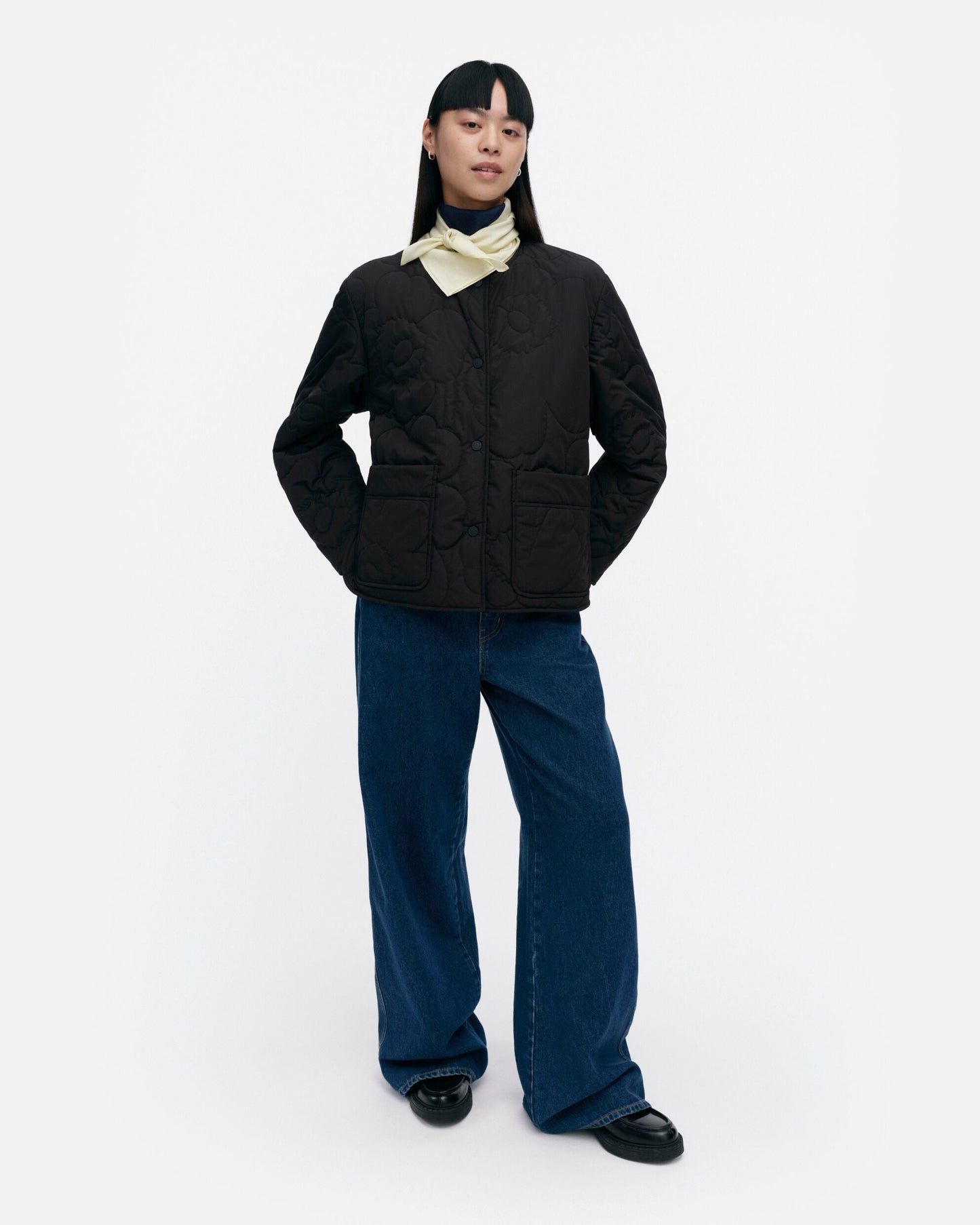 Kapseli Piirto Unikko lightweight padded coat - Marimekko VN