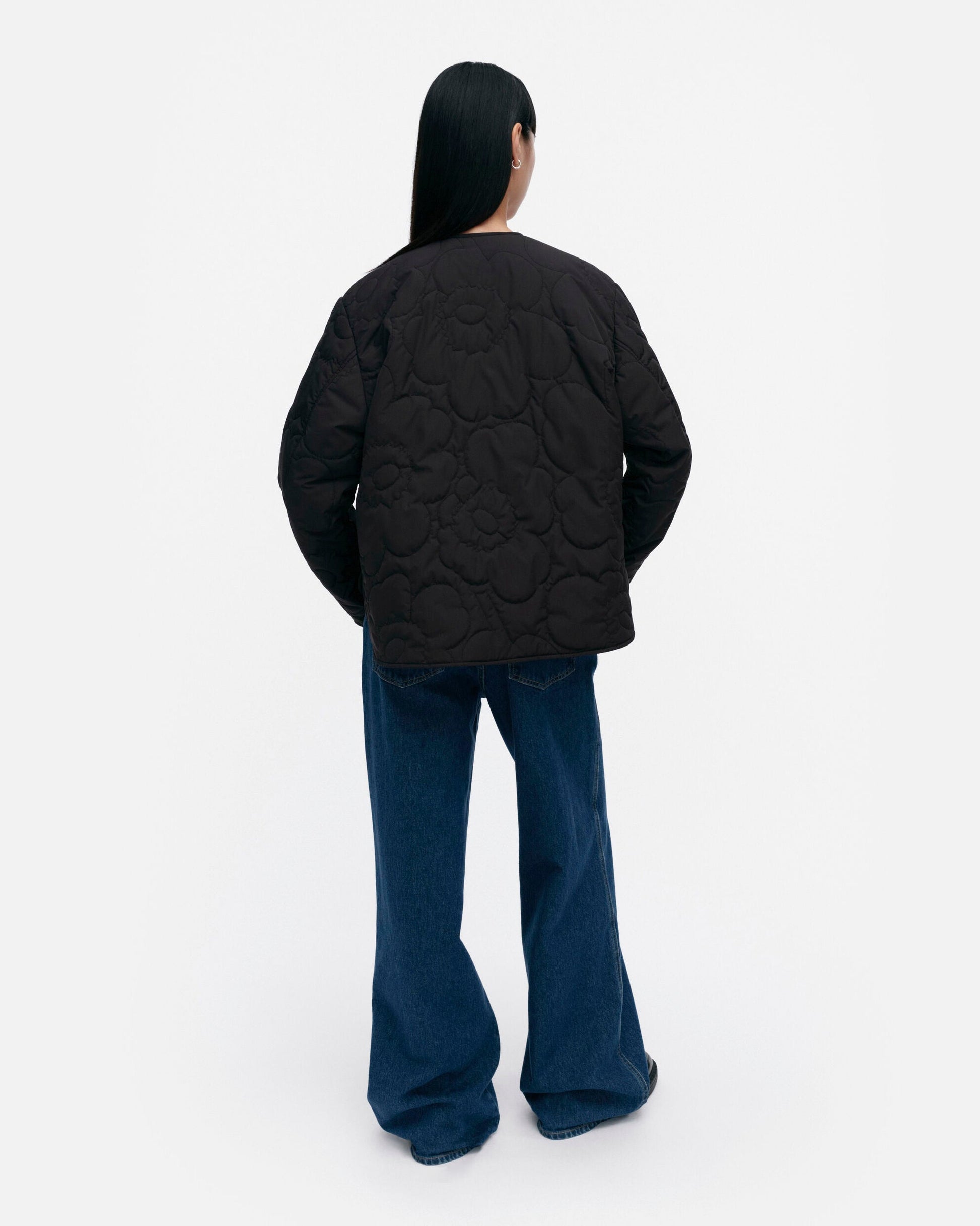 Kapseli Piirto Unikko lightweight padded coat - Marimekko VN