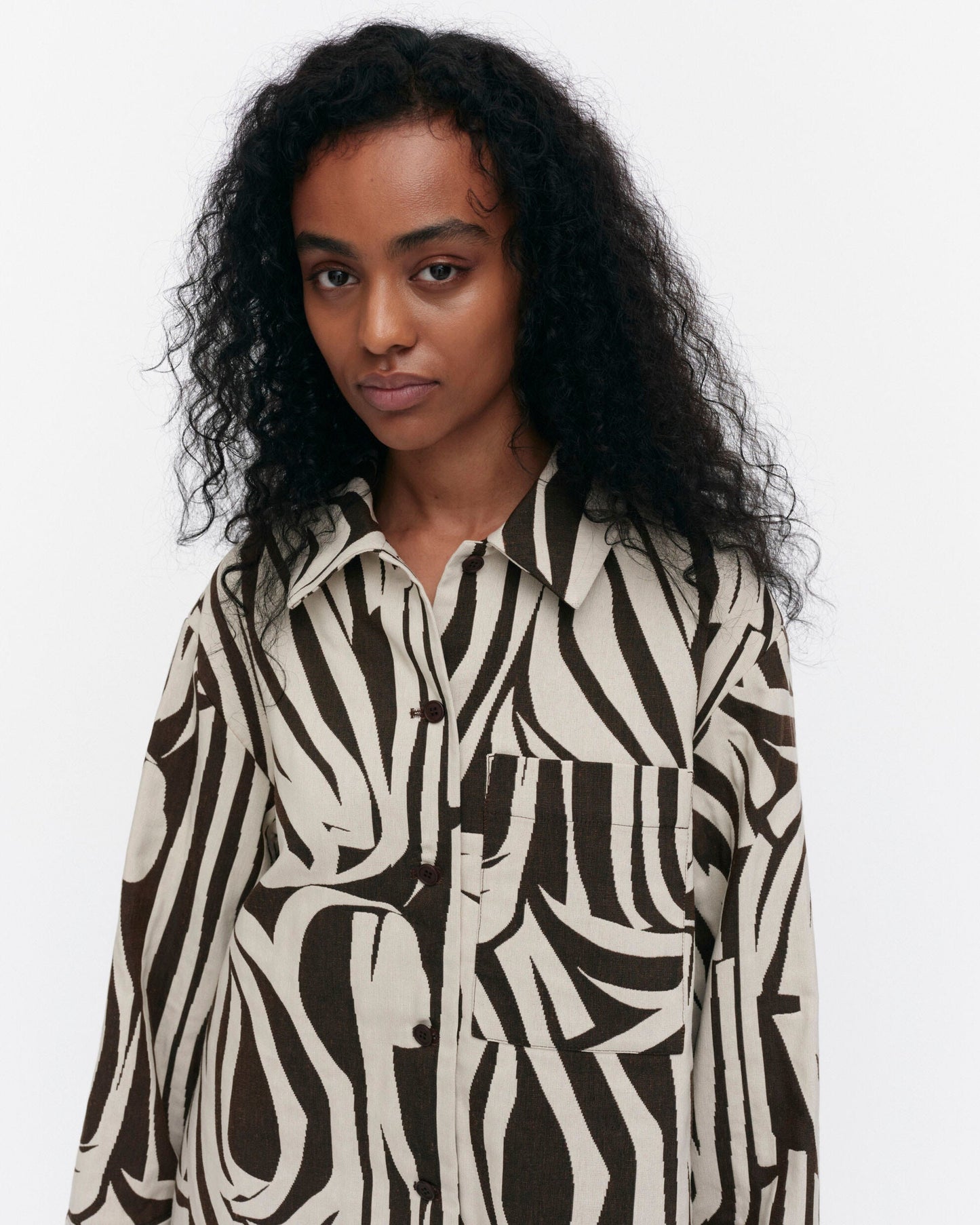 Rakenne Jokuraita cotton shirt - Marimekko VN