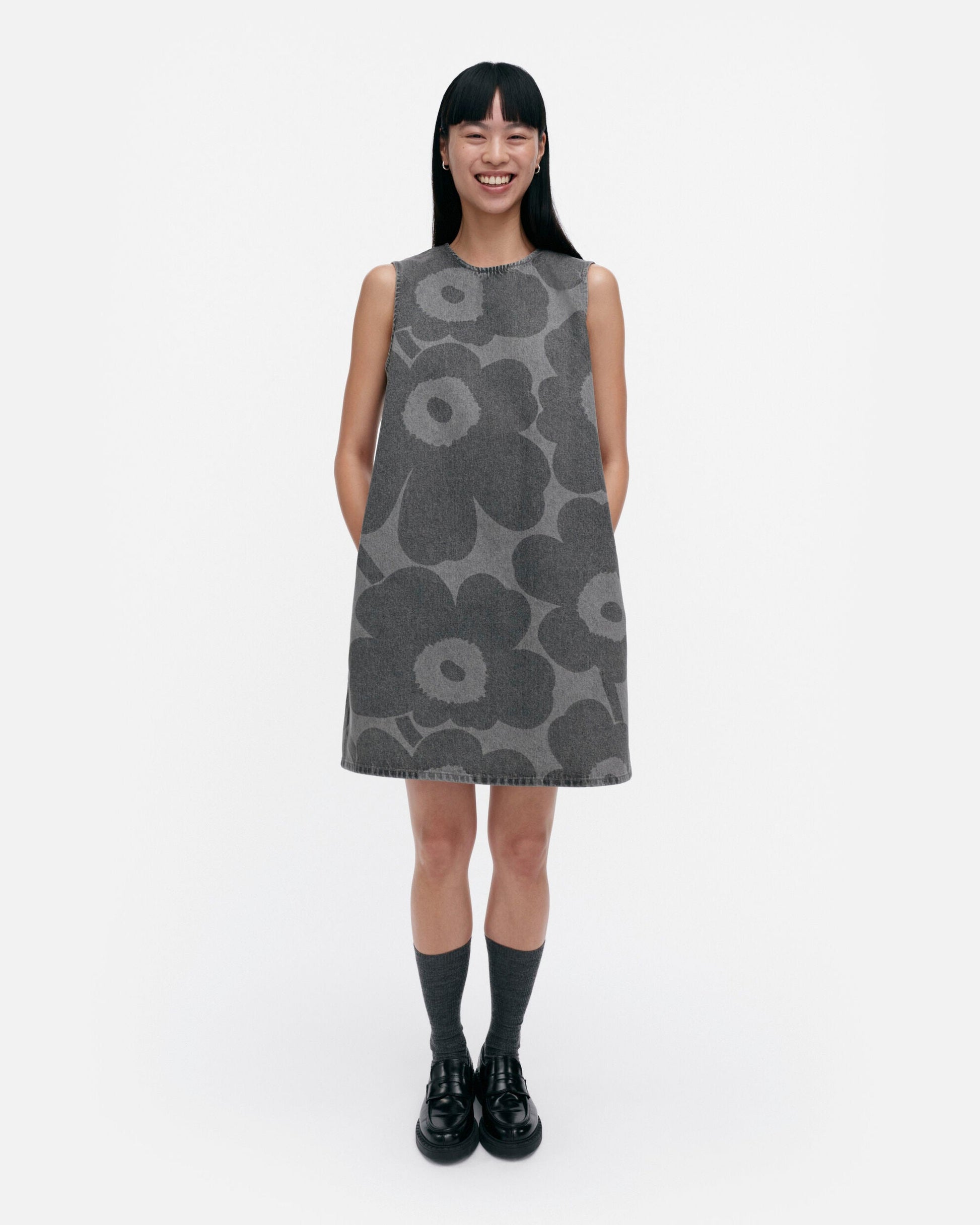 Maridenim Somasti Unikko denim dress - Marimekko VN