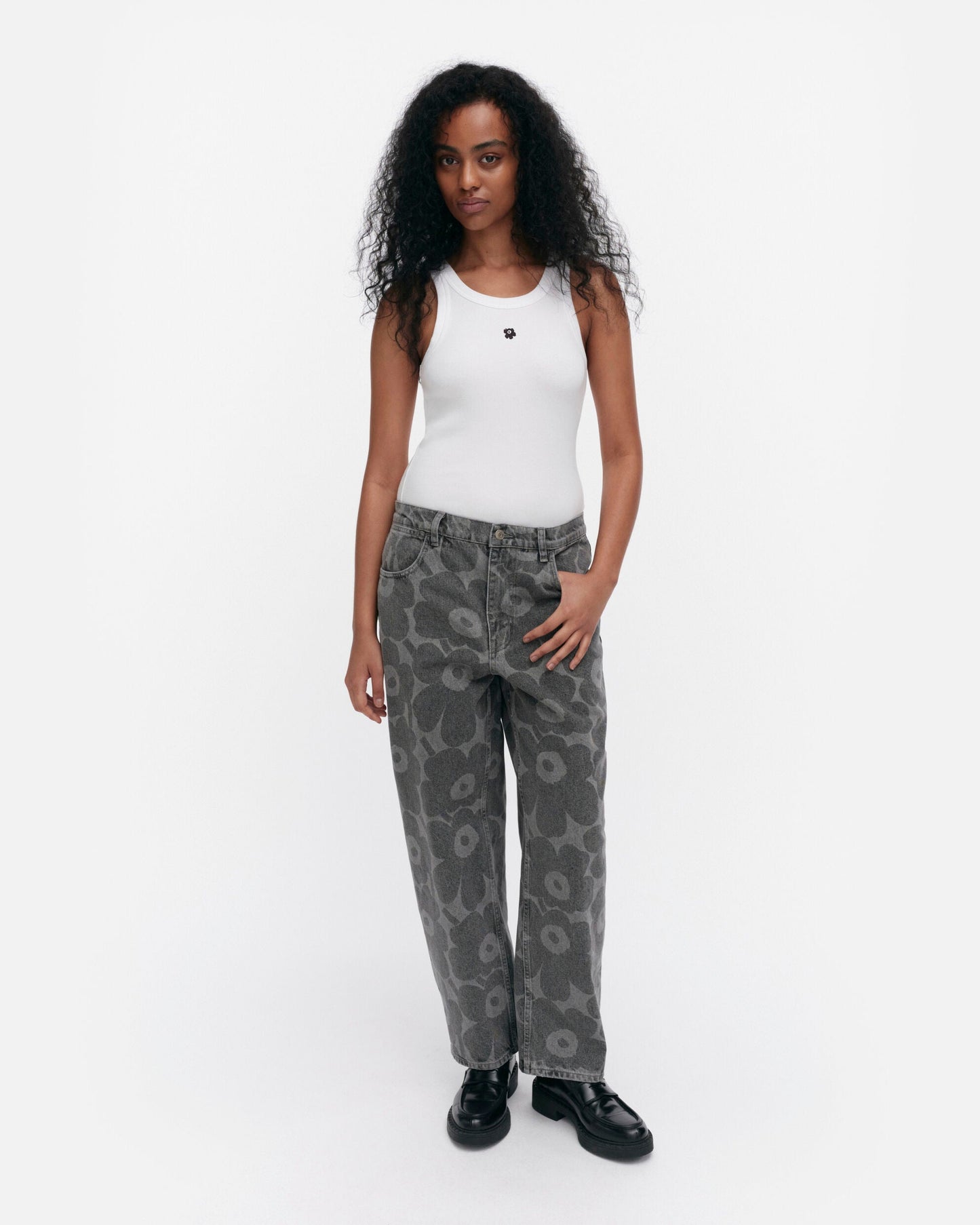 Maridenim Barrel Unikko jeans - Marimekko VN