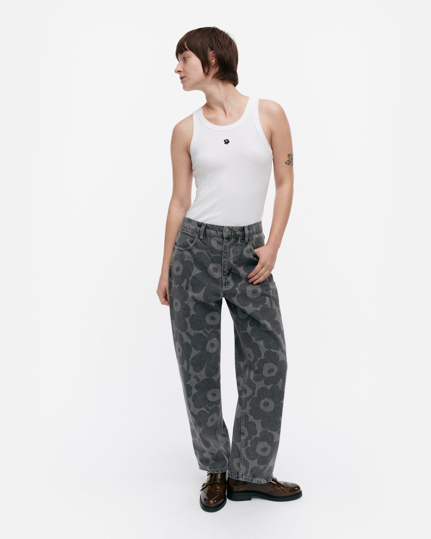 Maridenim Barrel Unikko jeans - Marimekko VN