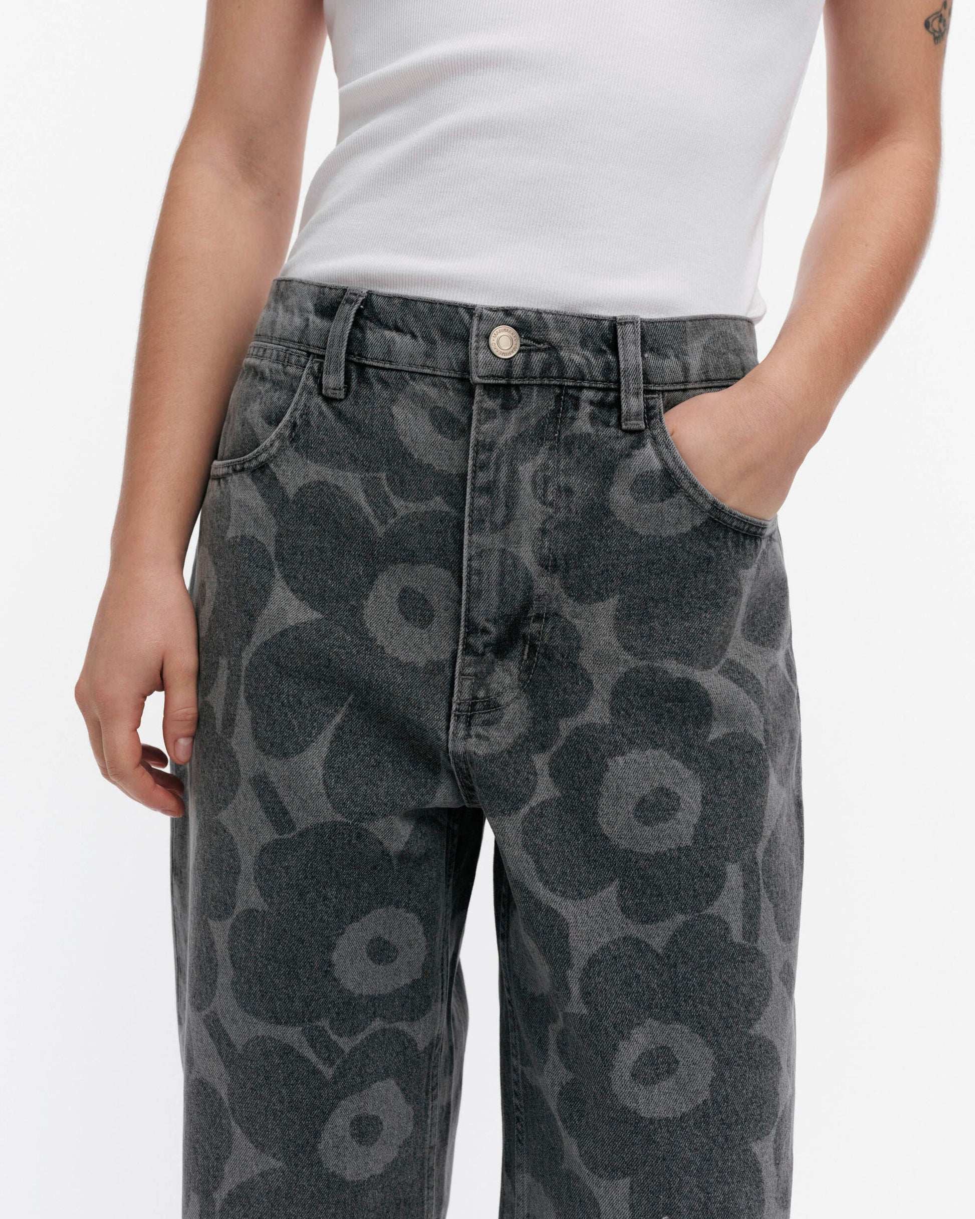 Maridenim Barrel Unikko jeans - Marimekko VN