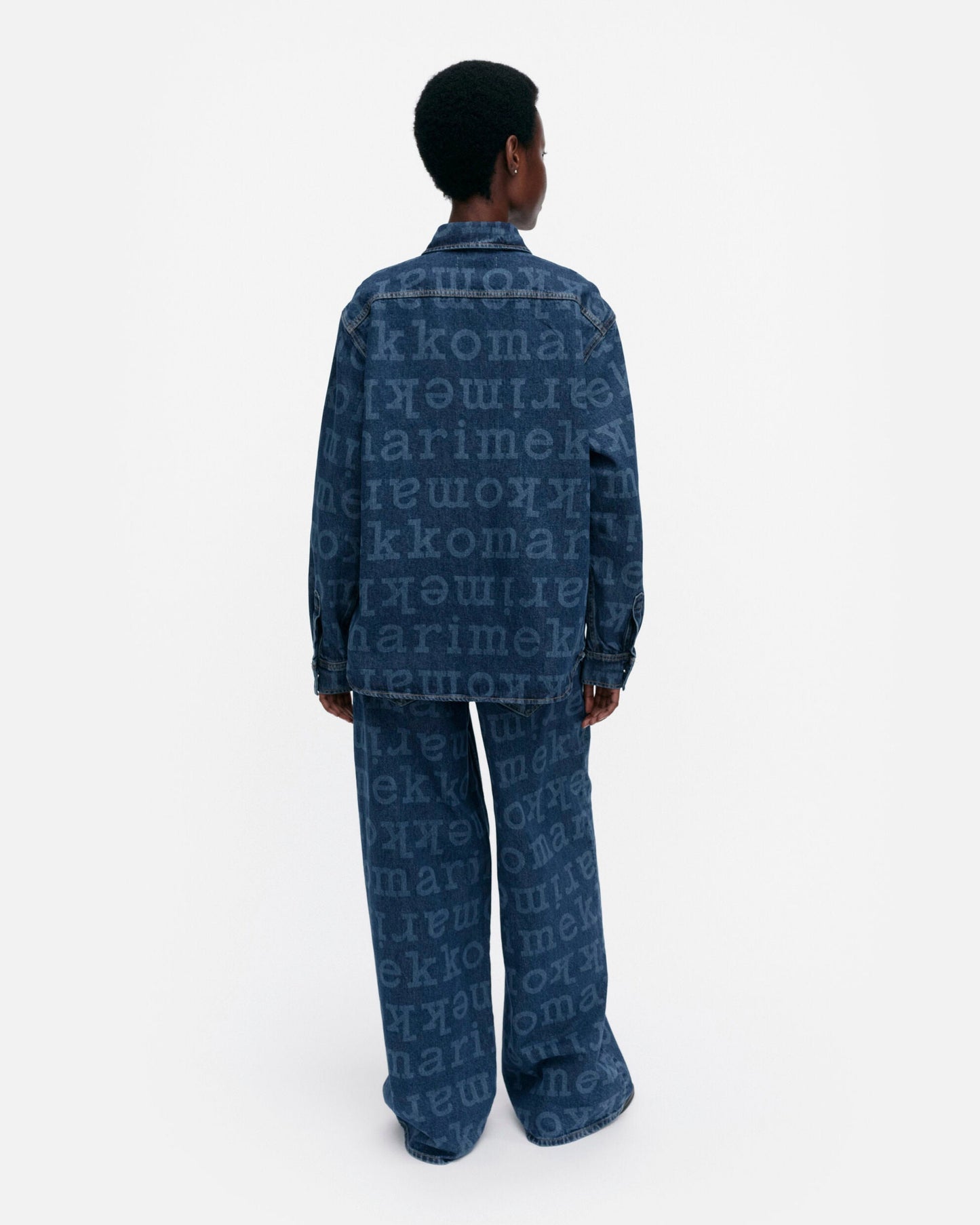 Maridenim Vaihe Logo denim shirt - Marimekko VN