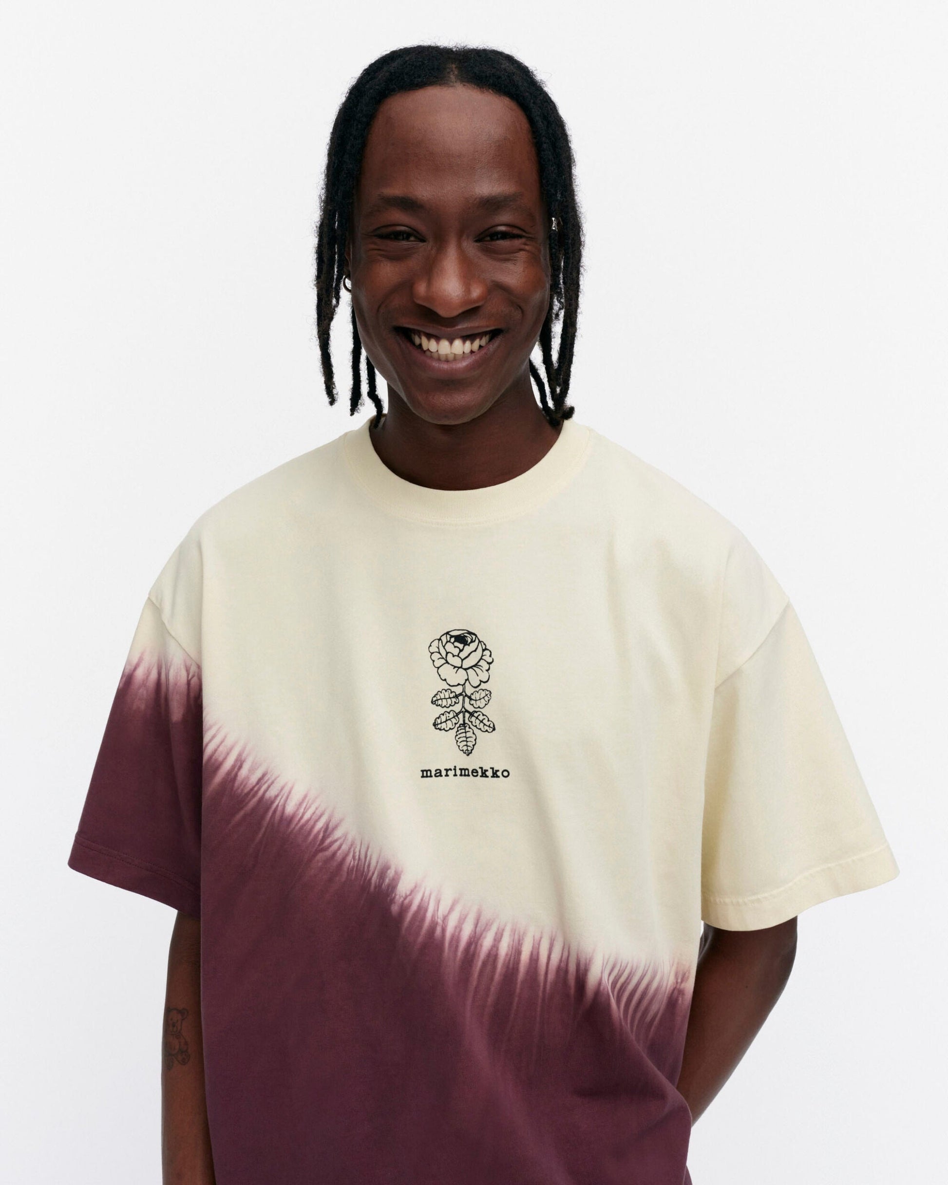 Nopeus Vihkiruusu Placement Kioski t-shirt - Marimekko VN