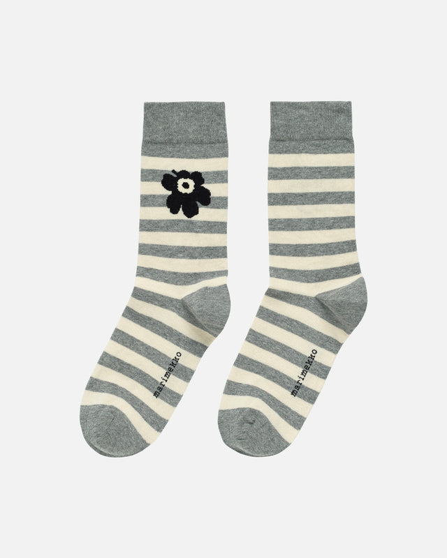 Kasvaa Tasaraita Unikko Kioski socks - Marimekko VN