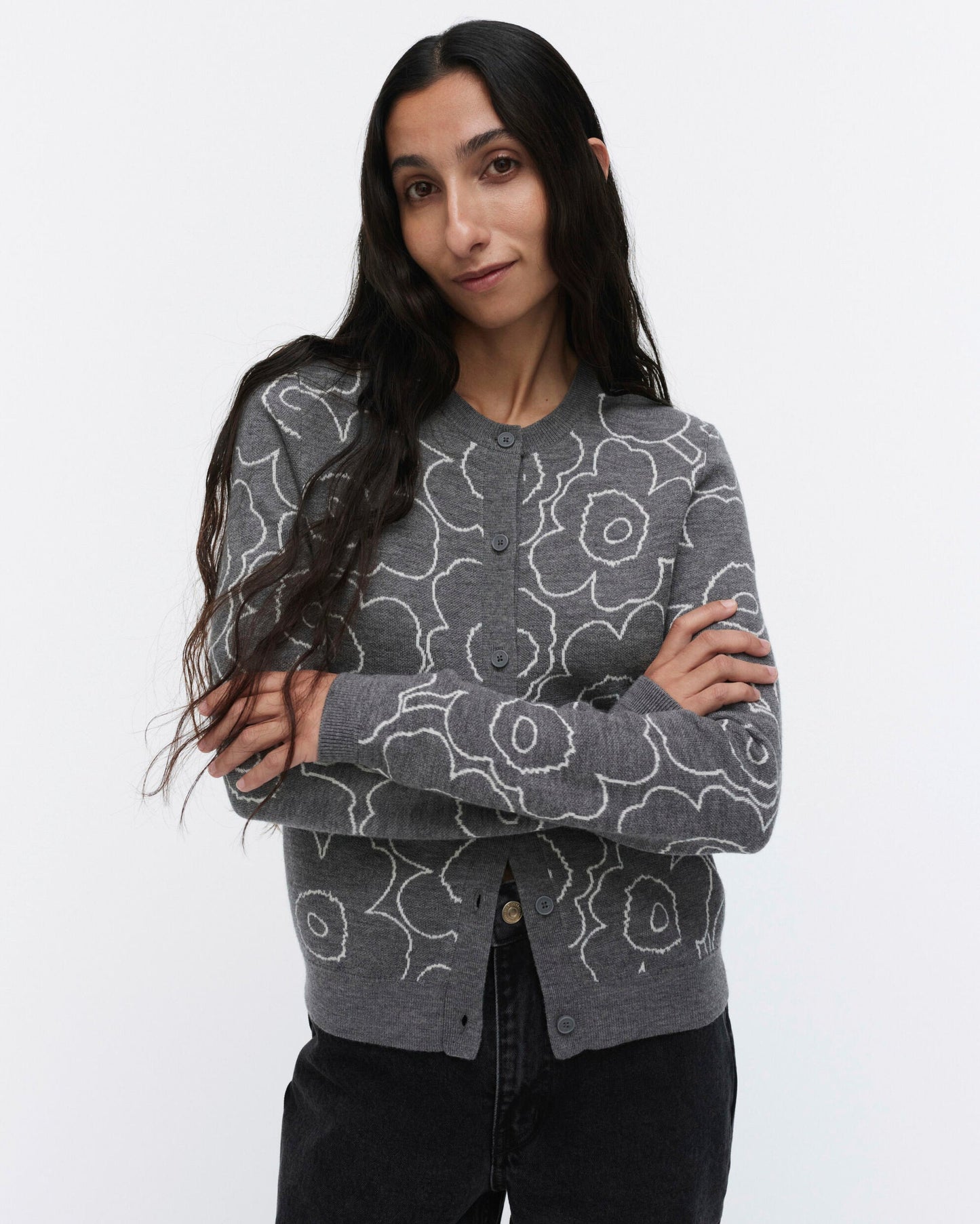 Villi Piirto Unikko Knitted cardigan - Marimekko VN