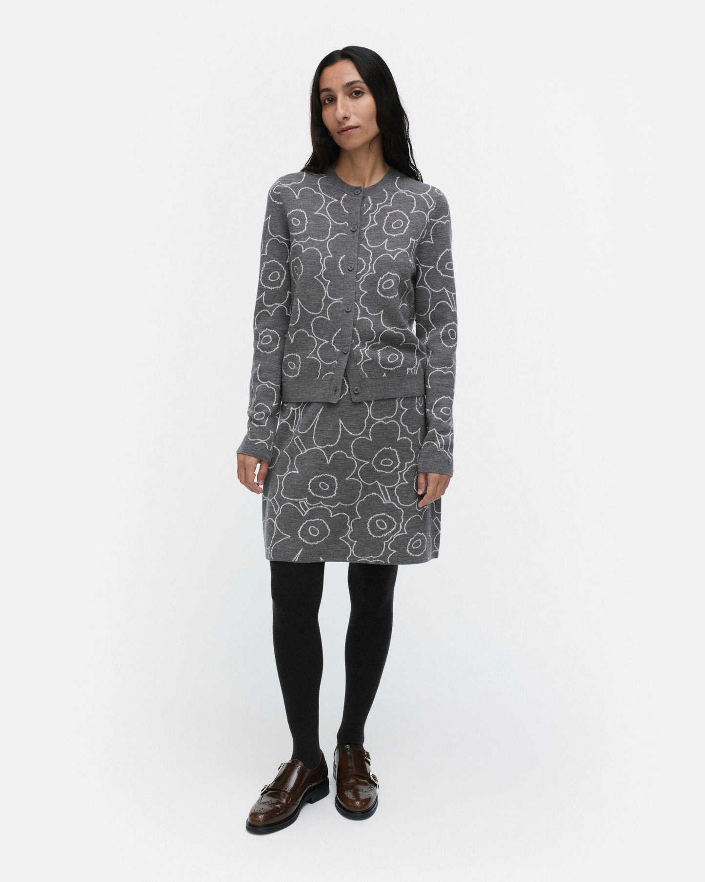 Vapaus Piirto Unikko Knitted skirt - Marimekko VN