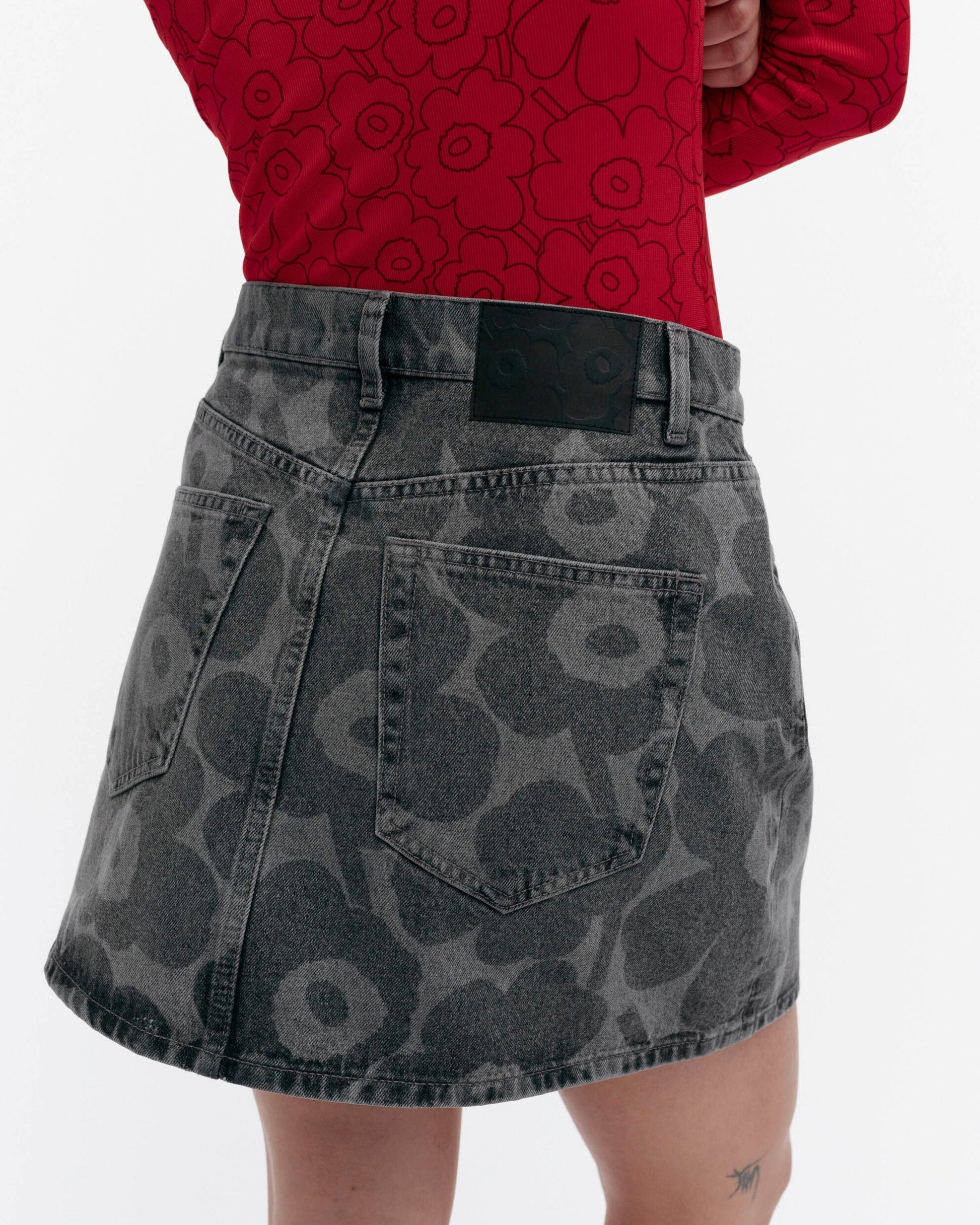 Maridenim Ruudut Unikko skirt - Marimekko VN