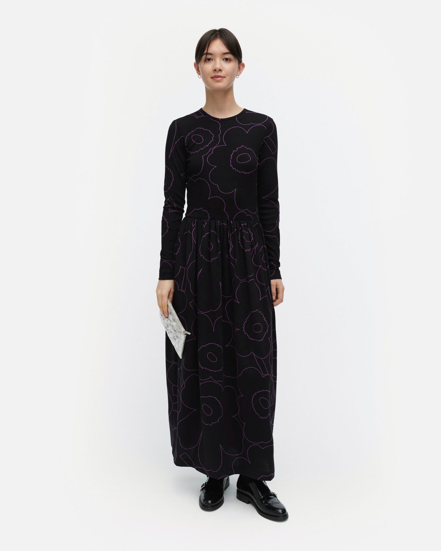 Kukkaset Piirto Unikko Jersey dress - Marimekko VN