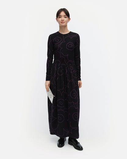 Kukkaset Piirto Unikko Jersey dress - Marimekko VN