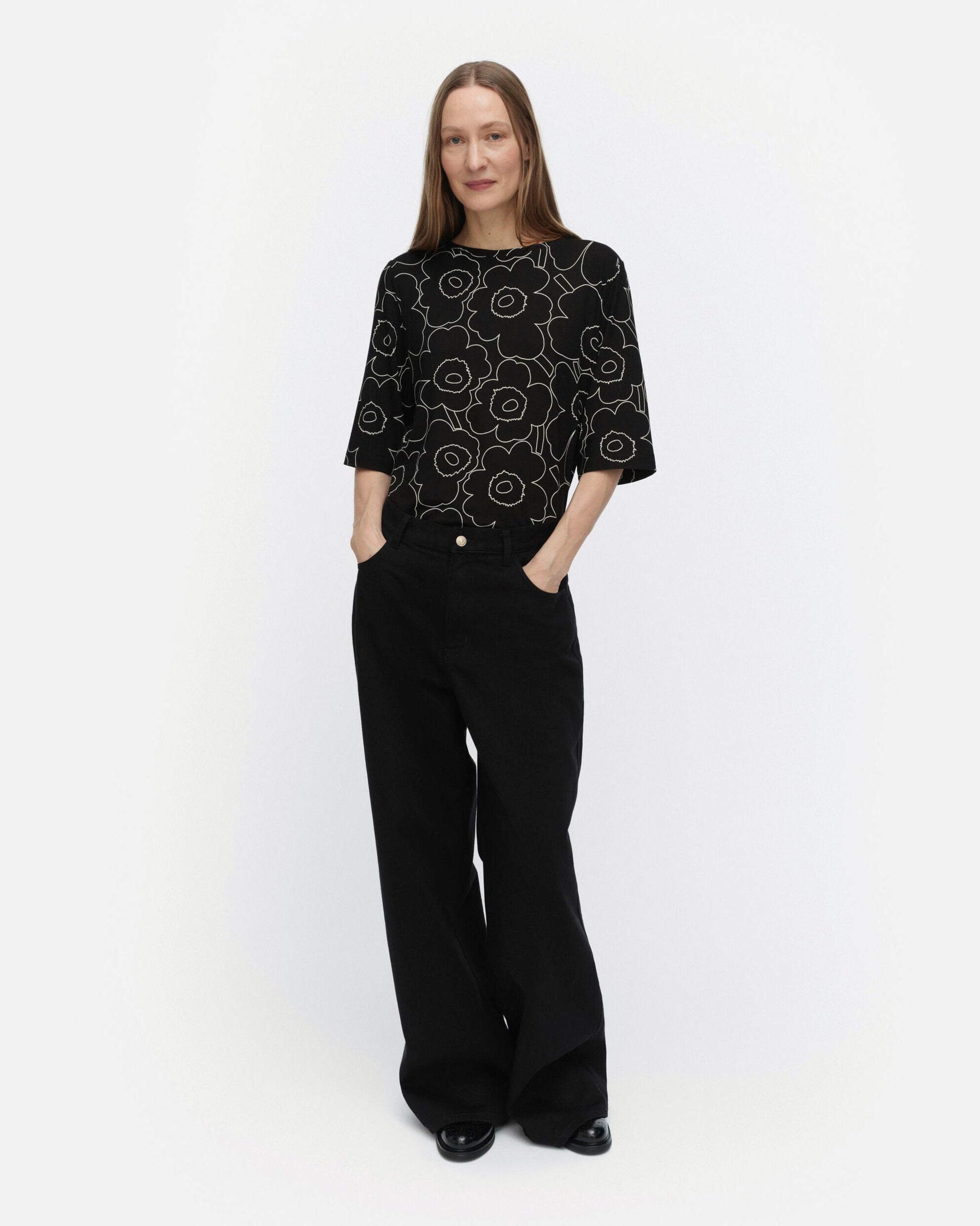 Kollaasi Piirto Unikko Jersey shirt - Marimekko VN