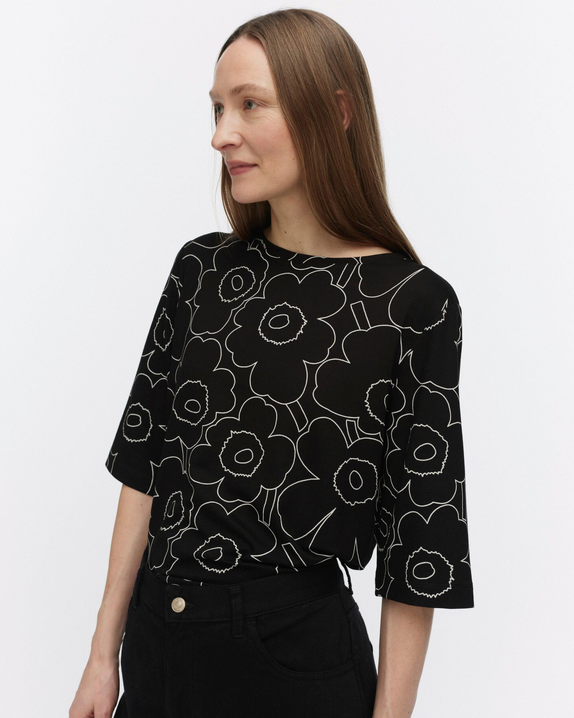 Kollaasi Piirto Unikko Jersey shirt - Marimekko VN