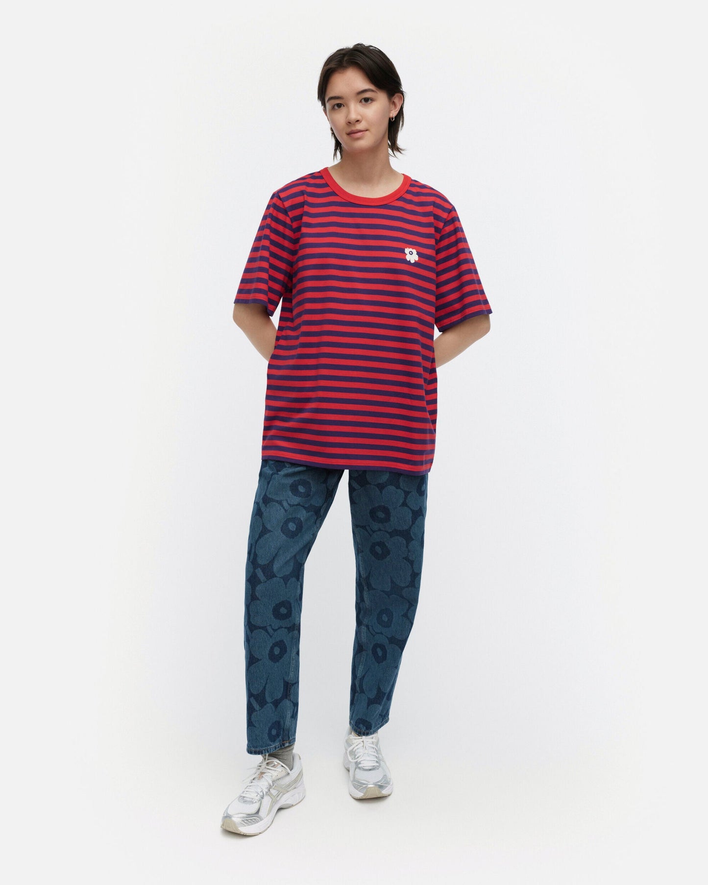Tasaraita Unisex Unikko Kioski t-shirt - Marimekko VN