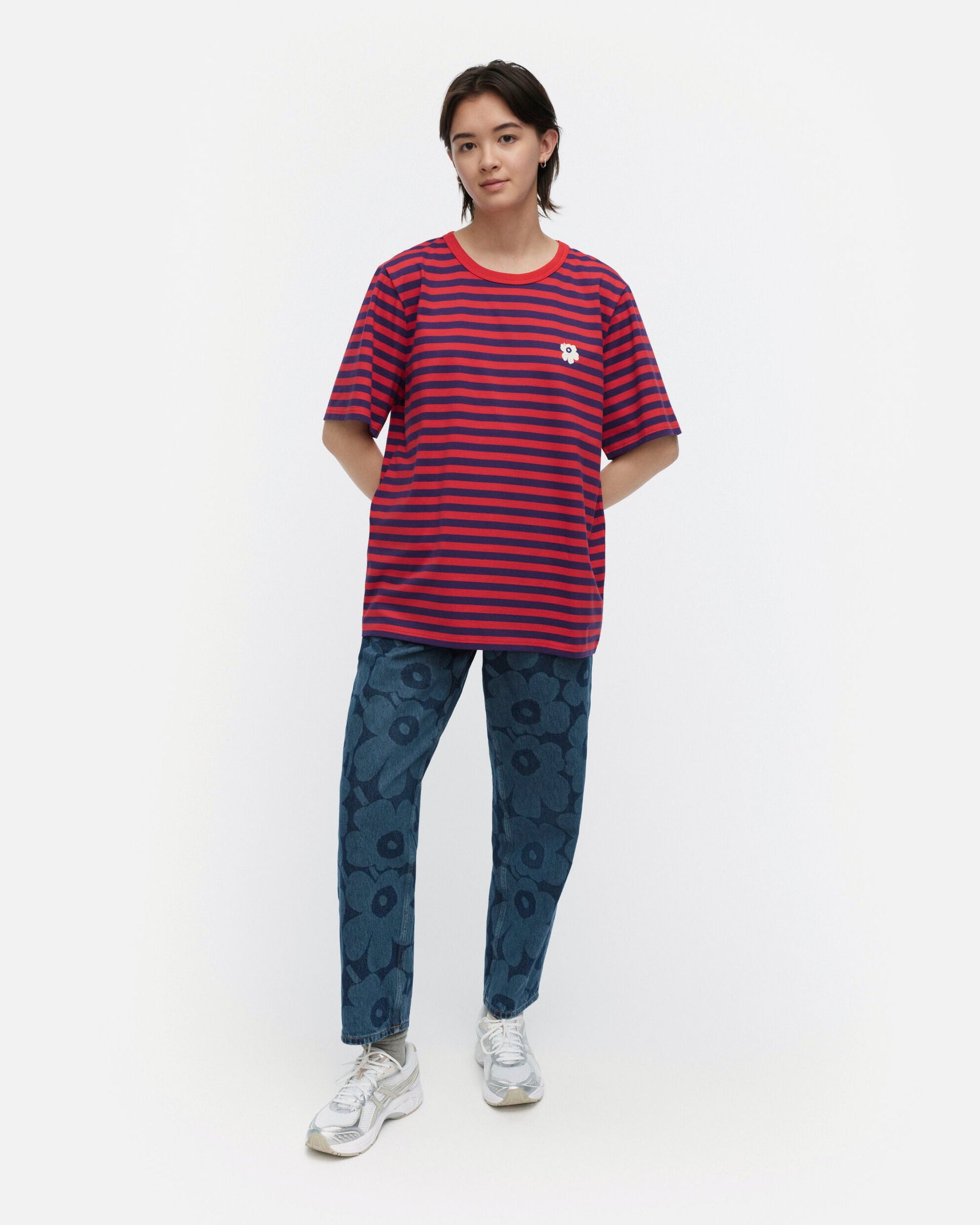 Tasaraita Unisex Unikko Kioski t-shirt - Marimekko VN